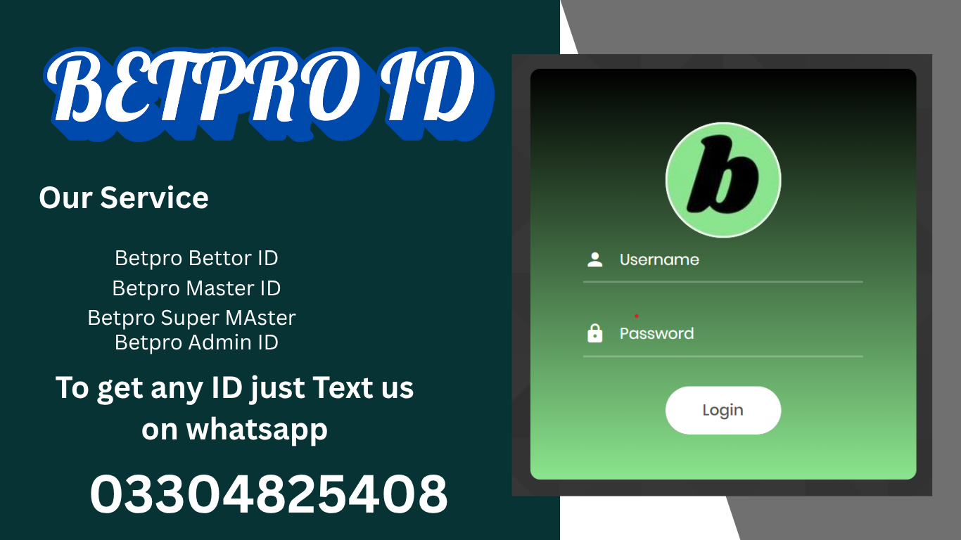 Get your betpro ID via trusted betpro dealer